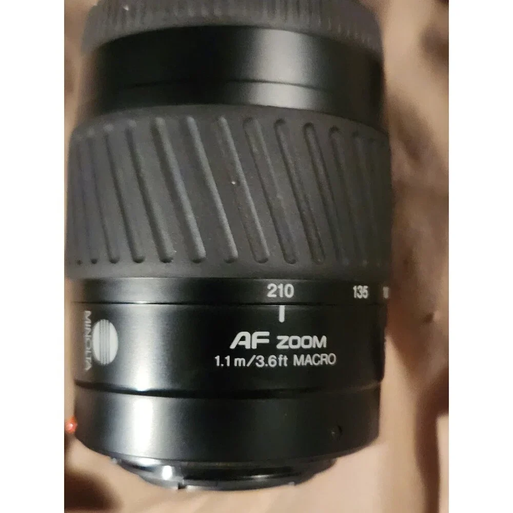 Minolta AF Zoom 70-210mm f/4.5-5.6 Macro Lens Sony A-Mount w/ Hood & Both Caps